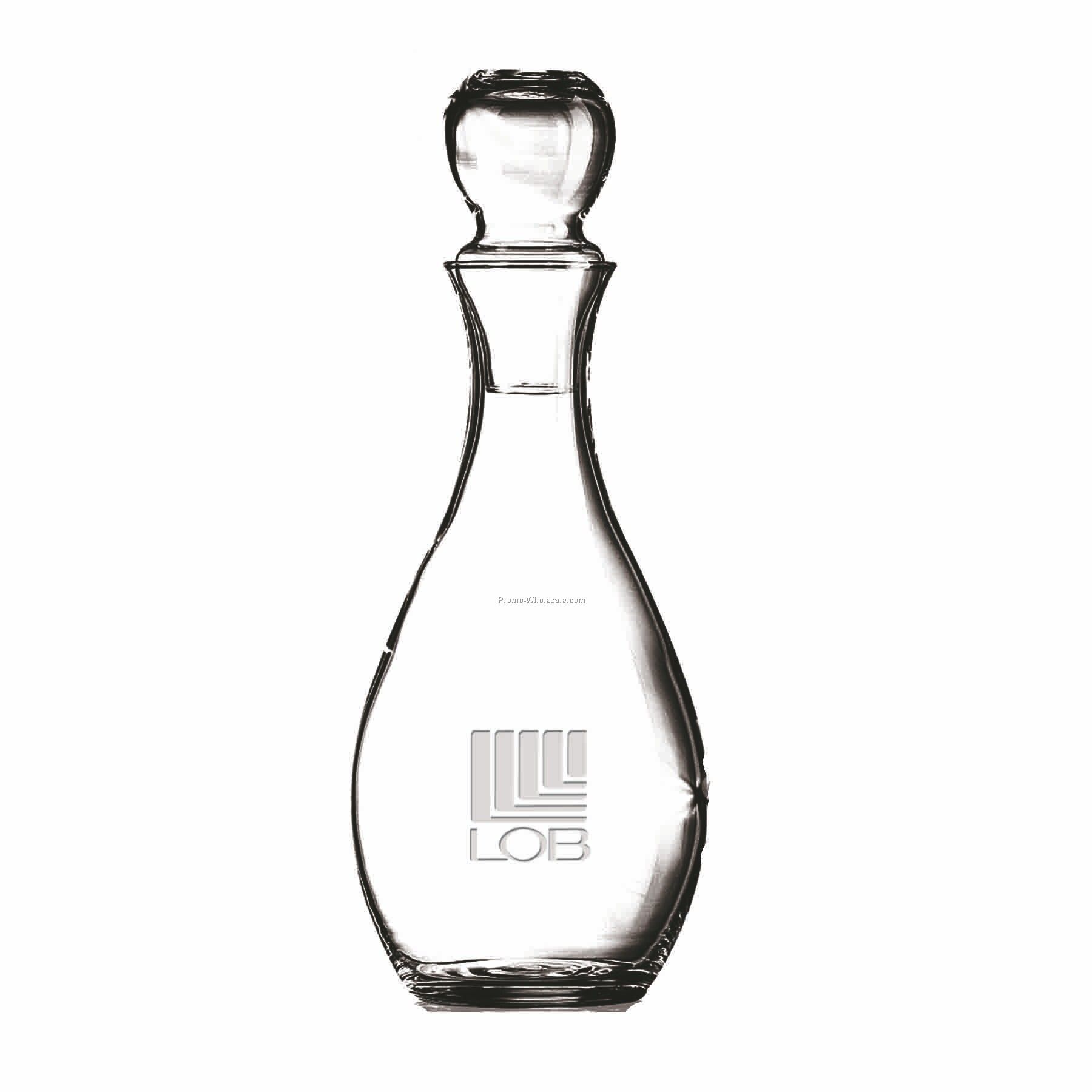 34 Oz. Crystal Elegance Decanter (Deep Etch)