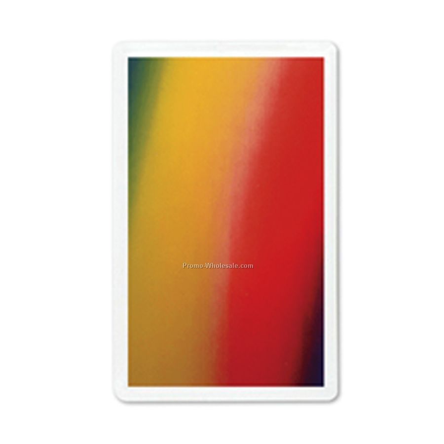 3d Lenticular Acrylic Magnet Picture Frames - Stock / Red Yellow Green Blk