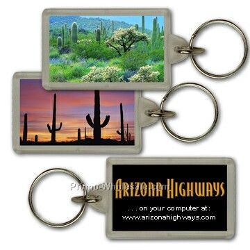 3d Lenticular Business Card Key Chain - Custom 2"x3-1/2"