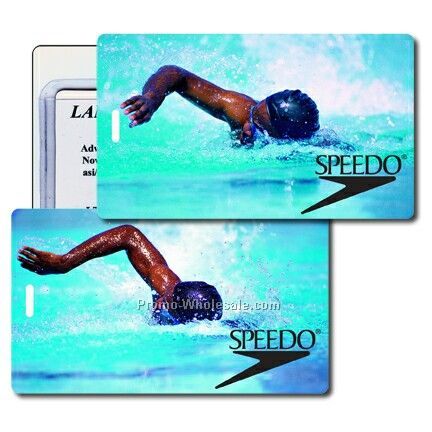 3d Lenticular Luggage Tag - Full Custom Designed