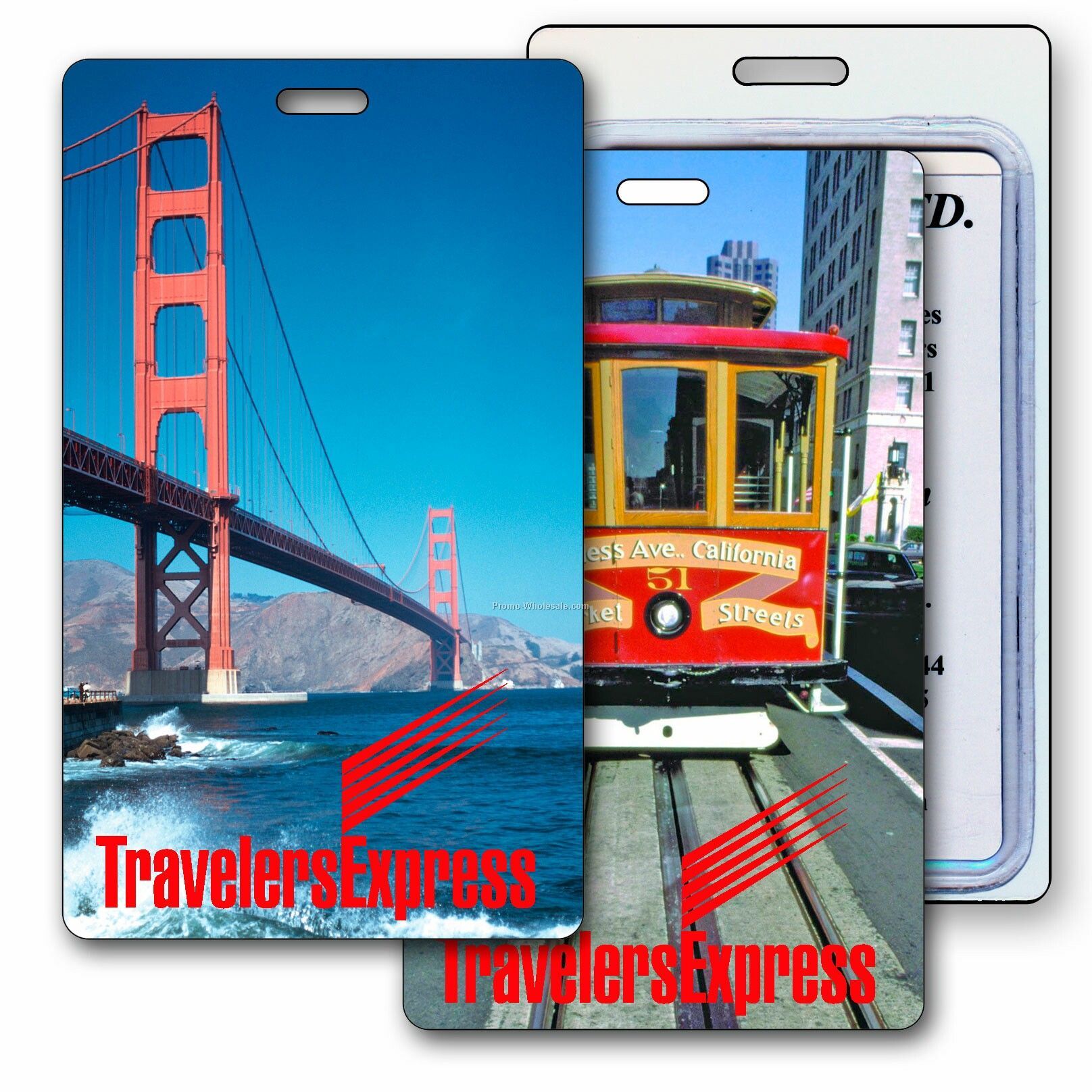 3d Lenticular Luggage Tag - Full Custom Designed