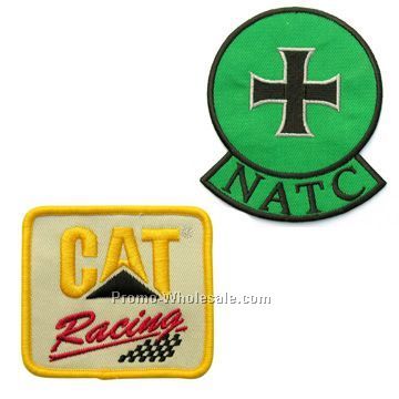 4" Patches With 75% Embroidery Cover
