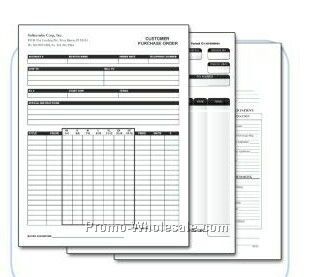 4-part Carbonless Forms - 1 Color (5-1/2"x8-1/2")