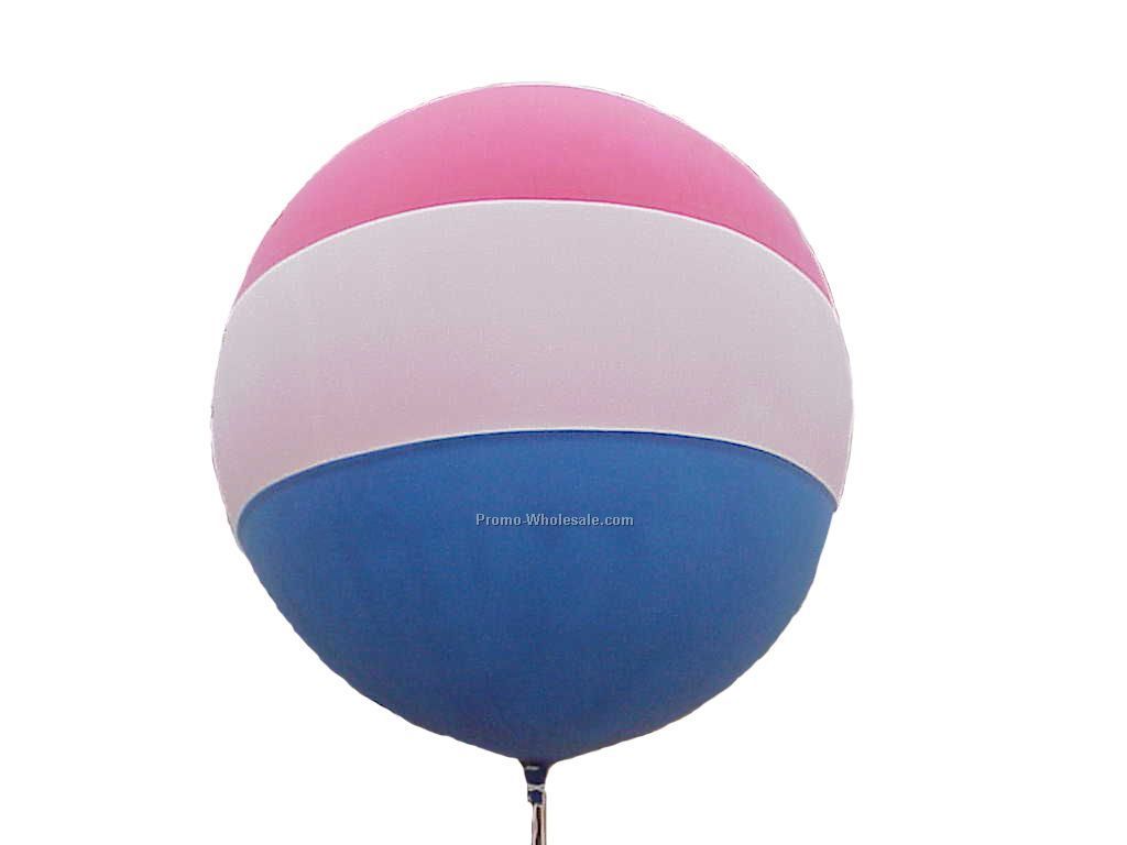 5-1/2 Foot Tri-tone Round Cloudbuster Chloroprene Balloon Kit