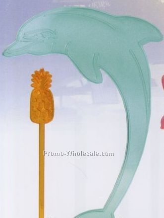 5-1/4" Dolphin Stirrer (Imprinted)