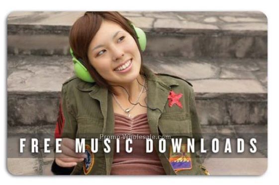 5 Songs Music Download Card