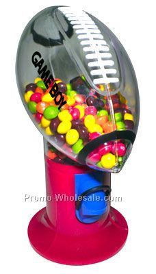 5"x5"x9" Sports Candy - Gumball Dispenser Machine (Football)