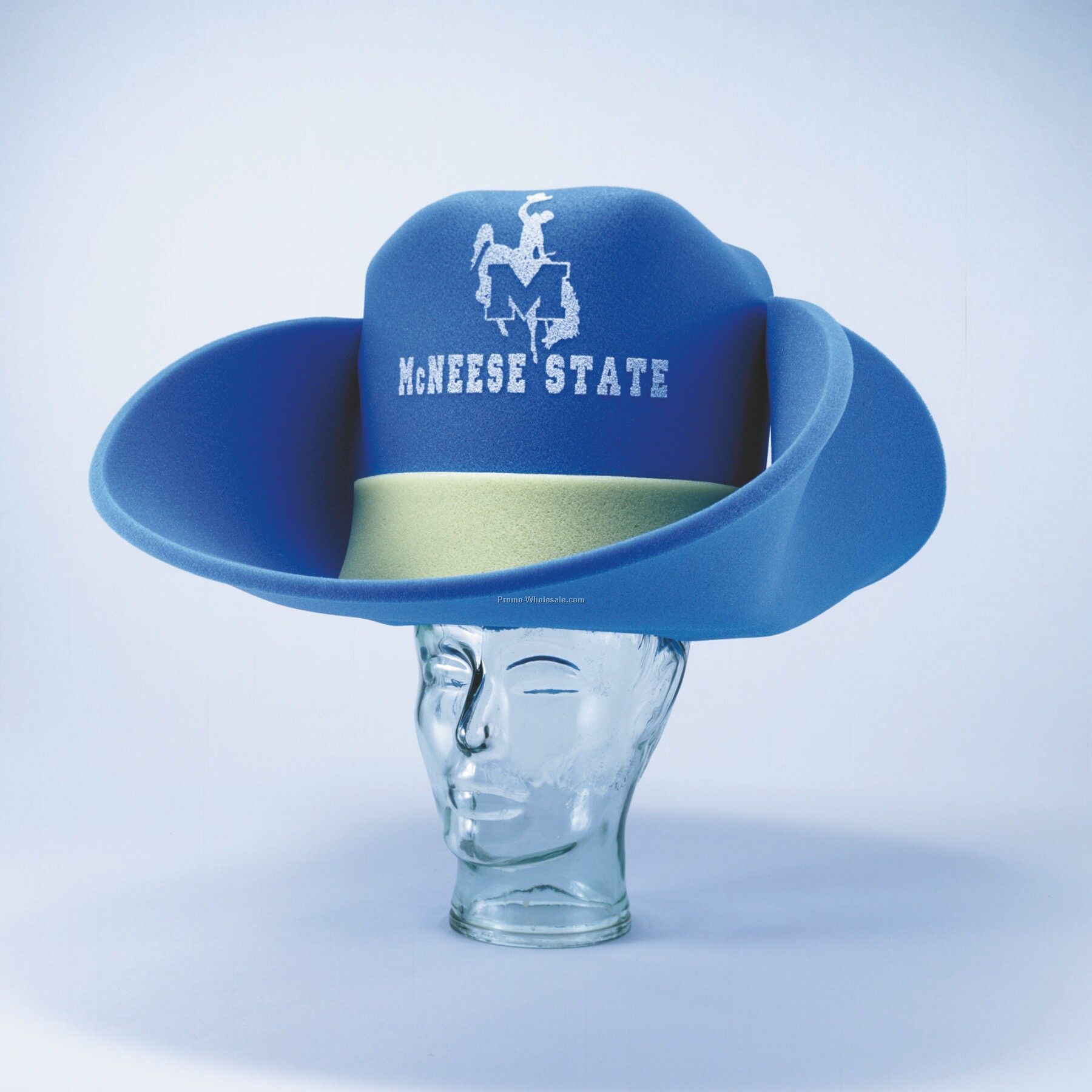 50 Gallon Foam Cowboy Hat W/ Custom Print
