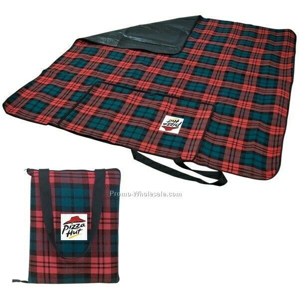 58"x54" (Open) Folding Fleece Cushion/Blanket (Not Imprinted)