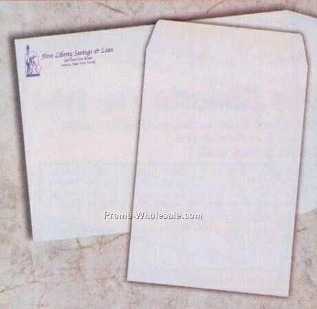 6-1/2"x9-1/2" White Regular Gummed Flaps Sub 28 Open End Catalog Envelope