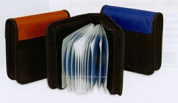 6-1/4"x1-3/4"x6-1/4" Compact 24 CD/DVD Case