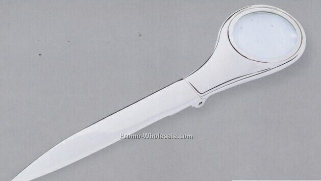 6-3/4" Letter Opener W/ Magnifying Glass