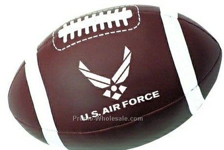 7" Brown Football Sport Pillow Ball