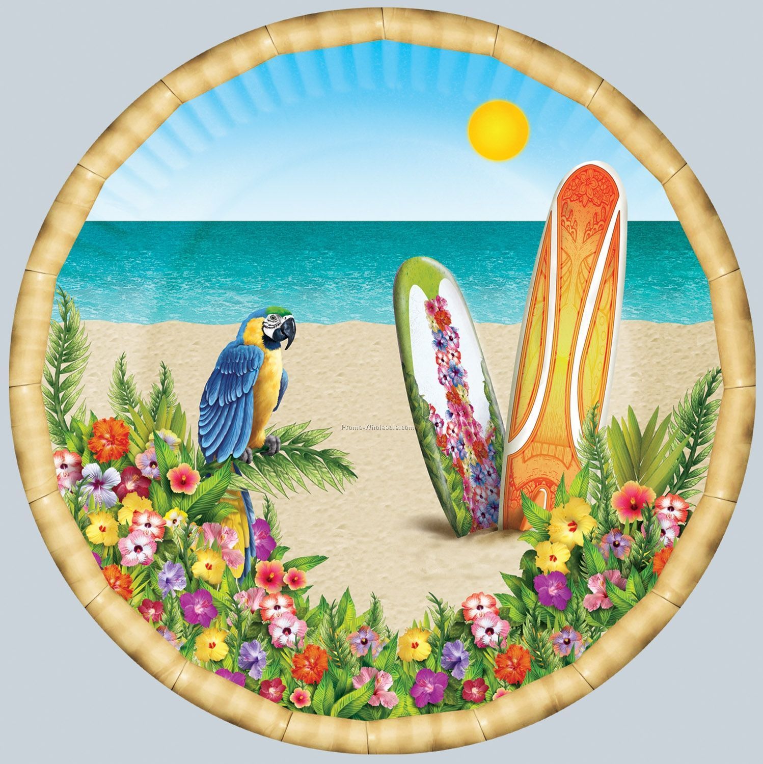 7" Diameter Paradise Plates