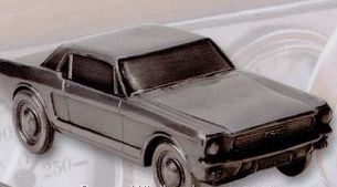 7"x2-3/4"x2-1/4" Antique 1965 Mustang Automobile Bank
