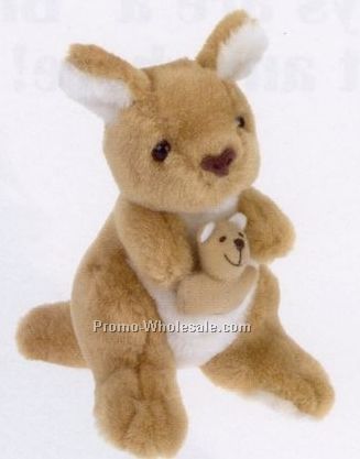 8" Stock Stuffed Plush Kangaroo