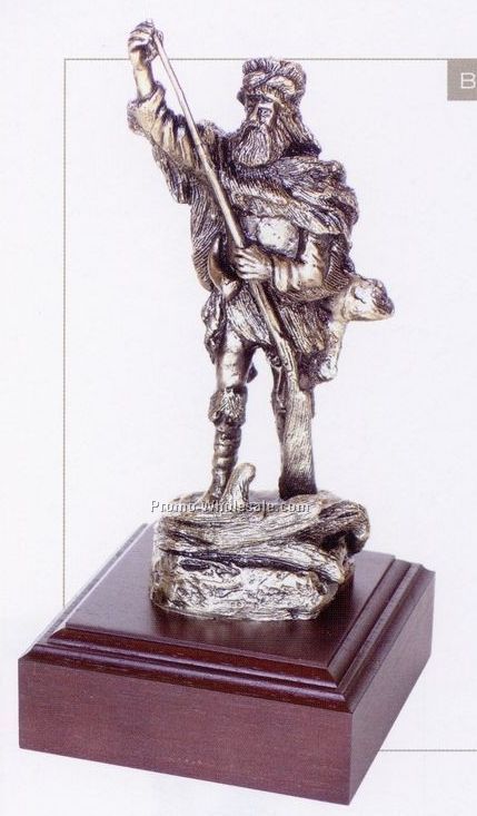 8-1/2" Loaded For Bear II Sculpture (Man With Rifle)