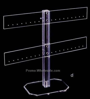 Acrylic Earring/ Ornament T-bar Stand (15"x5"x13")