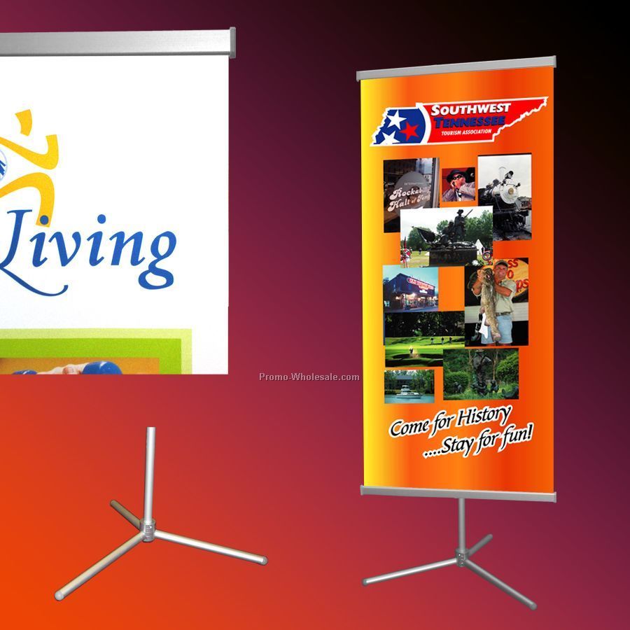 Adjustable Banner Stand/1 - 31.5" X 72" Banner