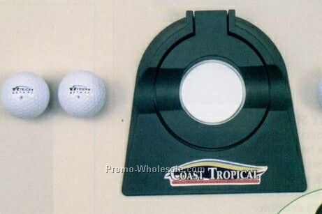 Adjustable Putting Cup W/ Golf Balls & Pro-velvet Putter