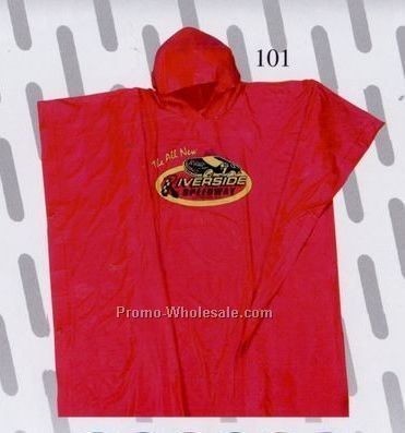 Adult Regular Rainwear Poncho Item NoPWC808886