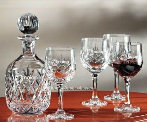 Ambassador Wine Set - 1 Decanter W/ 4 Glasses
