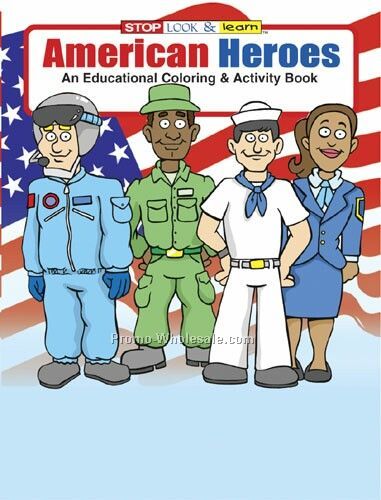 American Heroes Coloring And Activity Book