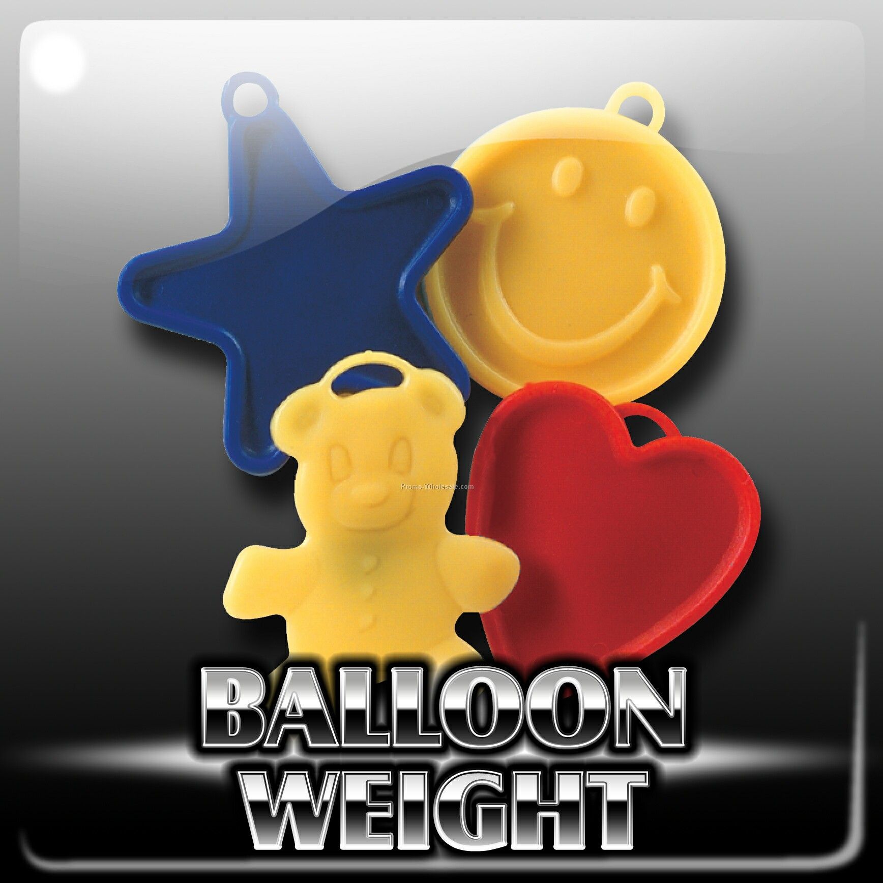 Balloon Weight - Assorted Shapes/Colors-10/12g