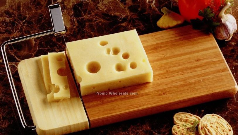 Bamboo Cheese Slicer & Carving Board