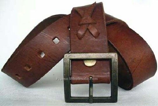 Brown Leather Waistband