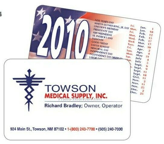 Business Card With Info Panel - (Non Standard Ink Color)