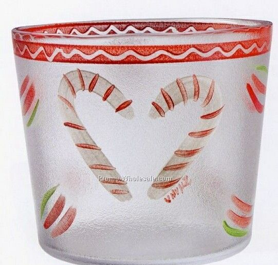 Candy Cane Bucket/ Pot