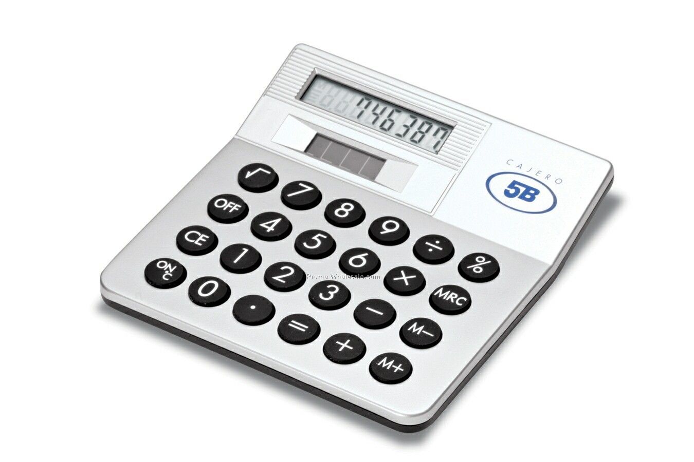 Circuit Horizontal Style Dual Power Desk Calculator