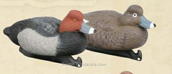 Classic Redhead Duck Decoy W/ Weighted Keel