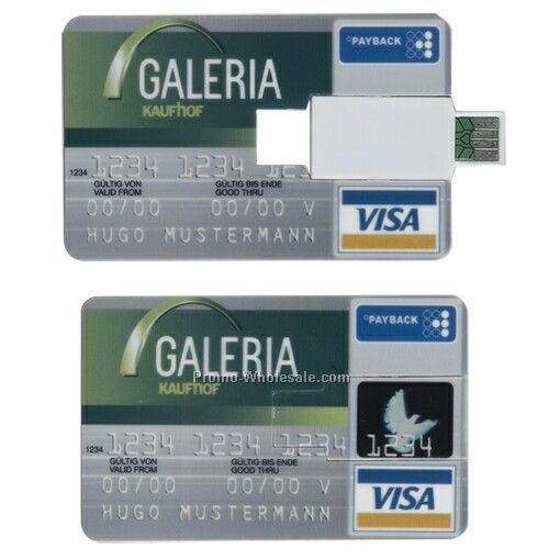 Credit Card Size USB Drive - 1 Gb