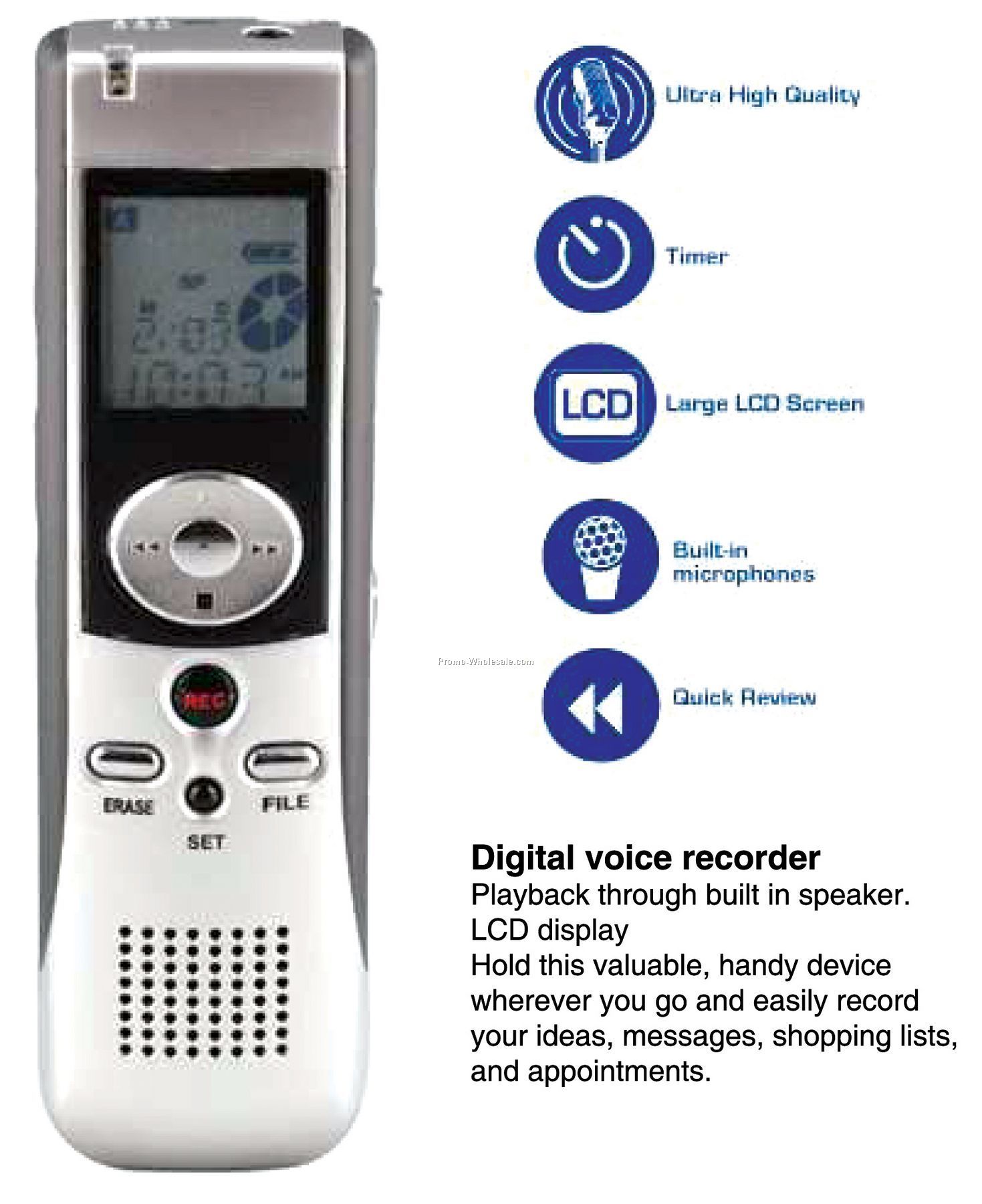 Digital Voice Recorder (32mb Memory)