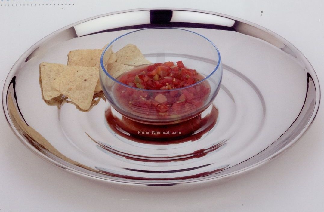 Echo Collection Chip & Dip Plate & Bowl