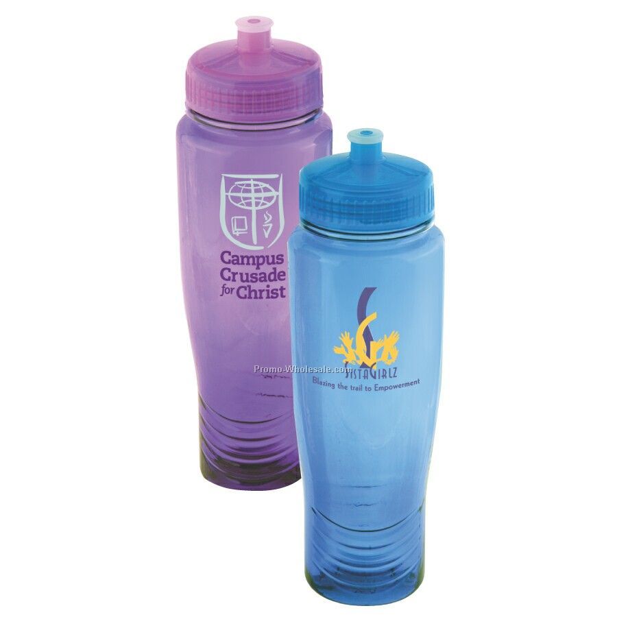 Eco-poly Clean Bottle 28 Oz. With Push-pull Lid - Bpa Free