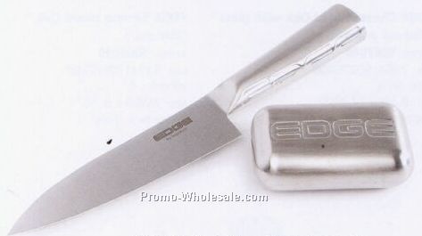 Edge Chef's Knife And Metal Soap Set