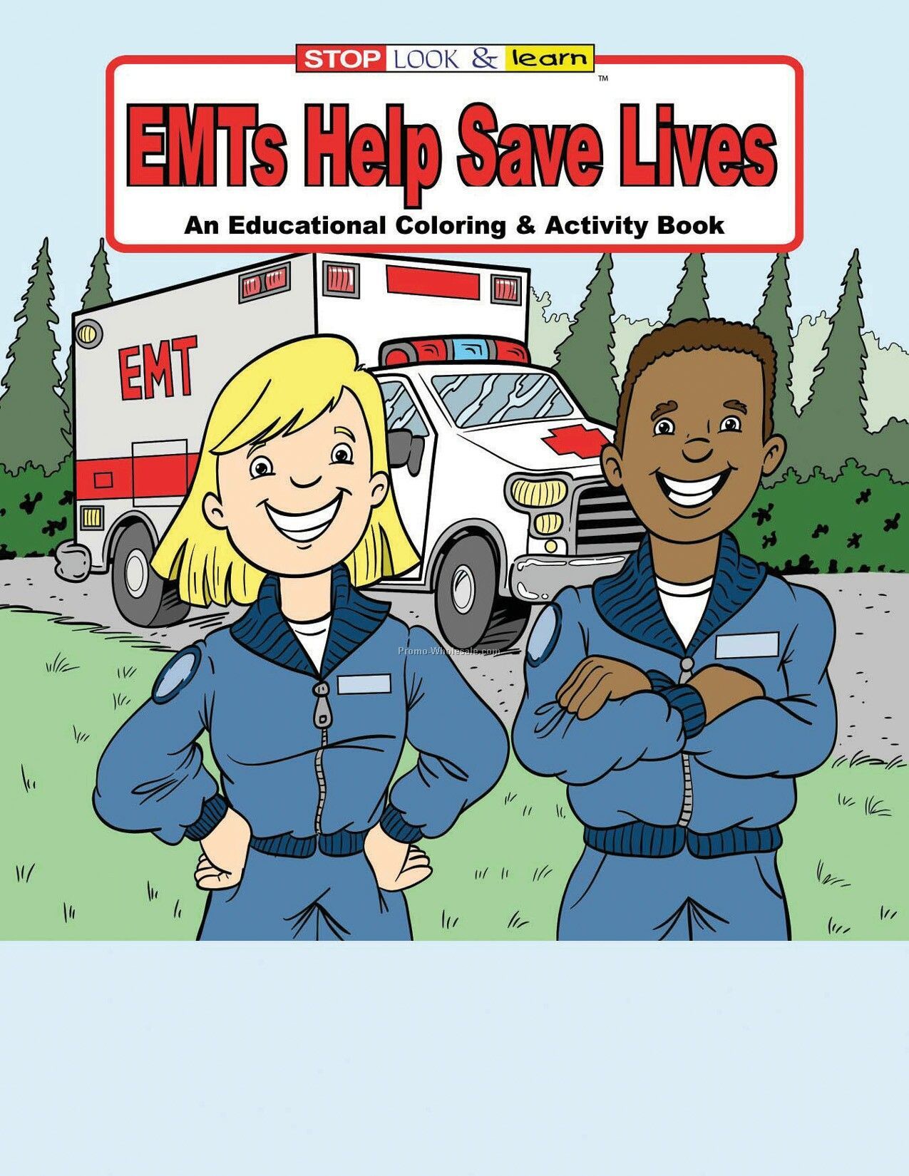 Emts Help Save Lives Coloring Book Fun Pack