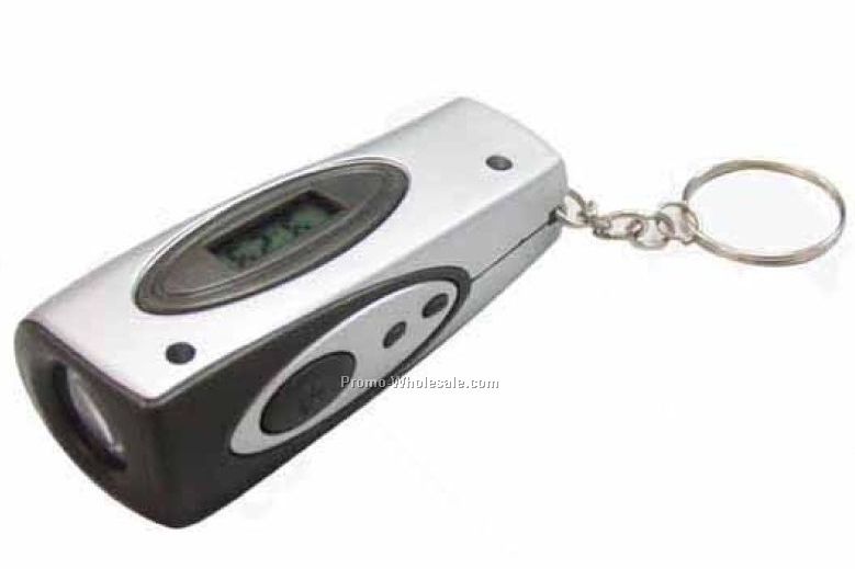 FM Scan Radio Key Chain With Robot Book Light