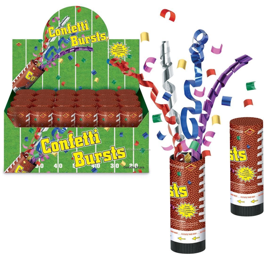 Football Confetti Bursts