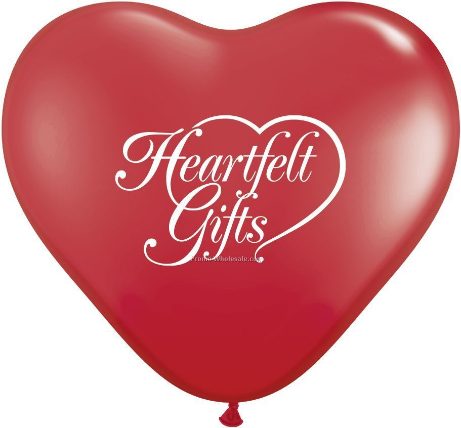 Giant Heart Balloons - Standard Colors - 36" (Blank)