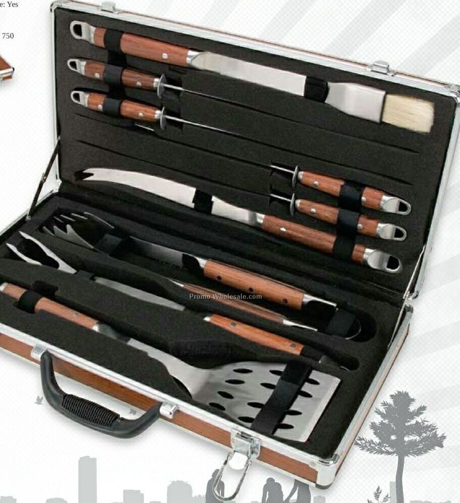 Giftcor 9 Piece Premier Bbq Set 10-1/2"x21"x3-1/4"