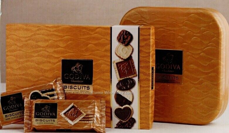 Godiva 50 Piece Biscuit Gift Tin