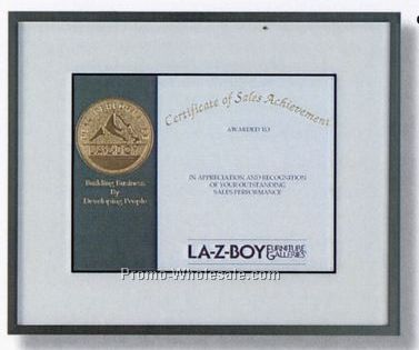 Gold Contemporary Flat Top Metal Frames (12"x14")