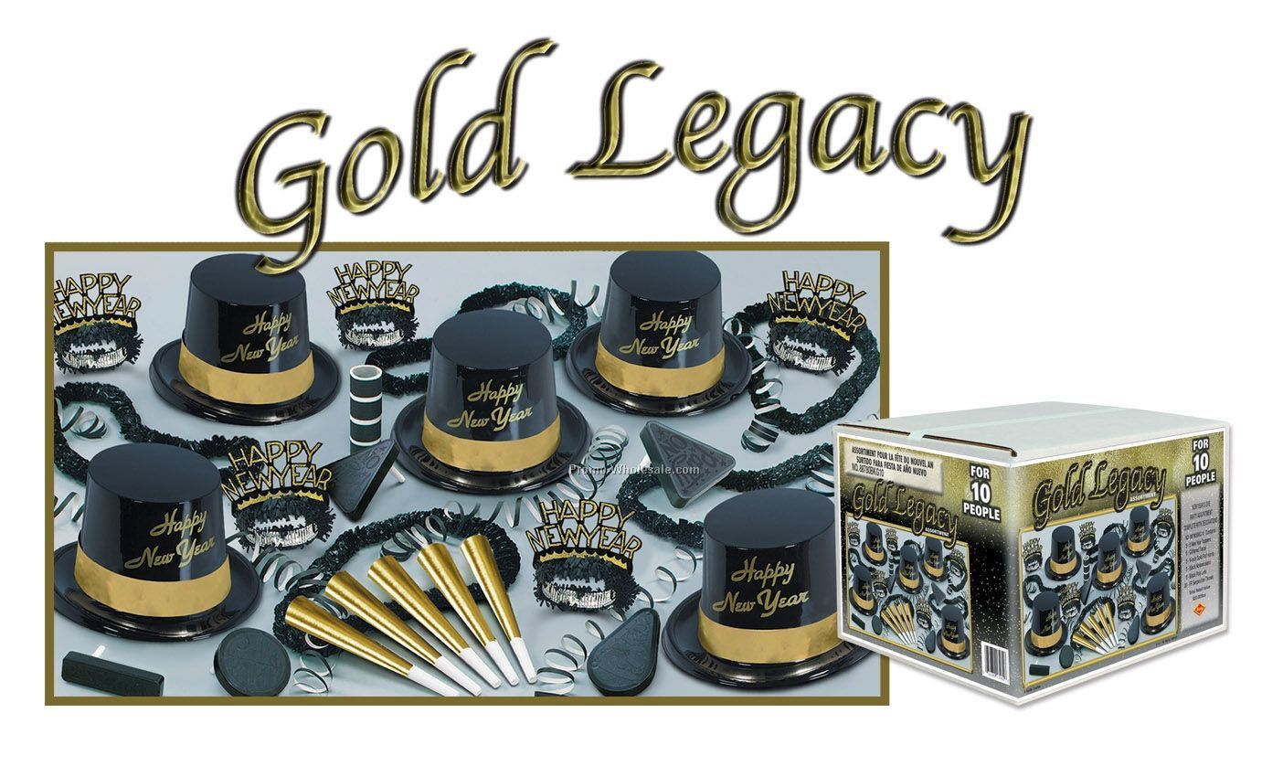 Gold Legacy Assortment For 10 W/ Retail Price Label