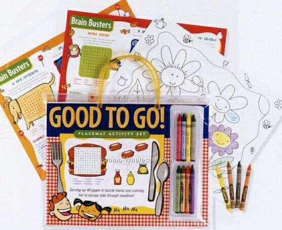 Good To Go Placemat Activity Set