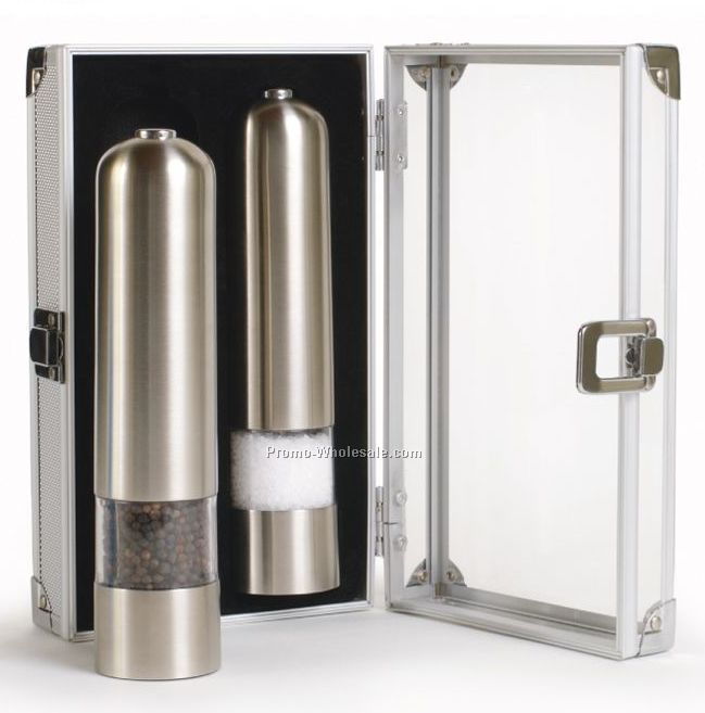 Grand Cuisine Electric Pepper/ Salt Mill Duo Set