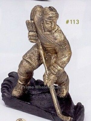 Hockey Player Sculpture